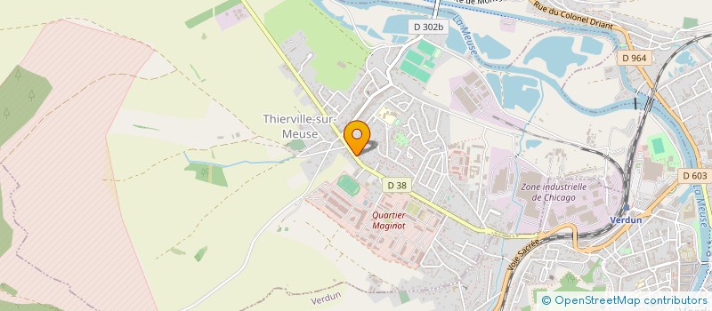 localisation de l'entreprise CENTRAL.C  THIERVILLE-SUR-MEUSE