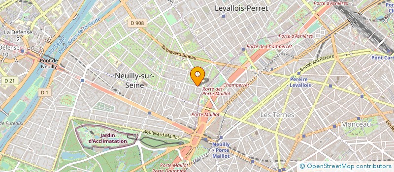 localisation de l'entreprise CENTRAL CAB COMPANY à NEUILLY-SUR-SEINE