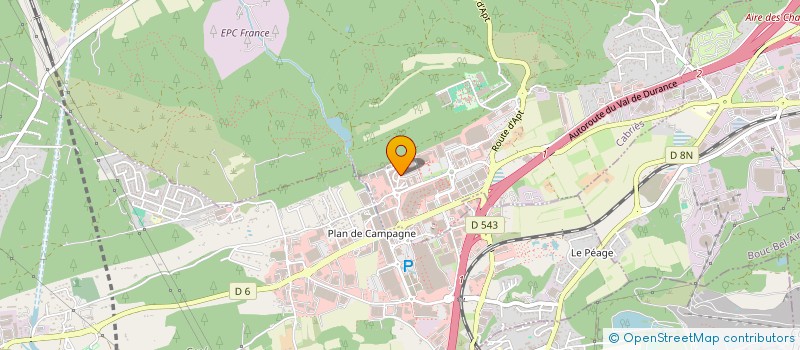 localisation de l'entreprise CENTRAL CLIM à CABRIES