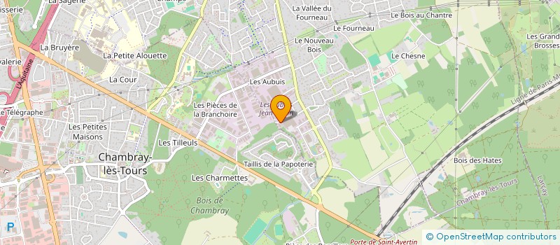 localisation de l'entreprise CENTRAL'DECAP à SAINT-AVERTIN