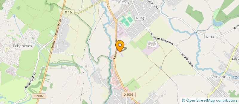 localisation de l'entreprise CENTRAL DEP  CESSY