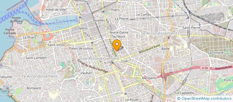 localisation de l'entreprise CENTRAL DIFFUSION à MARSEILLE