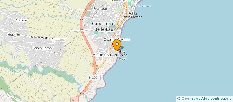 localisation de l'entreprise CENTRAL DISCOUNT à CAPESTERRE-BELLE-EAU