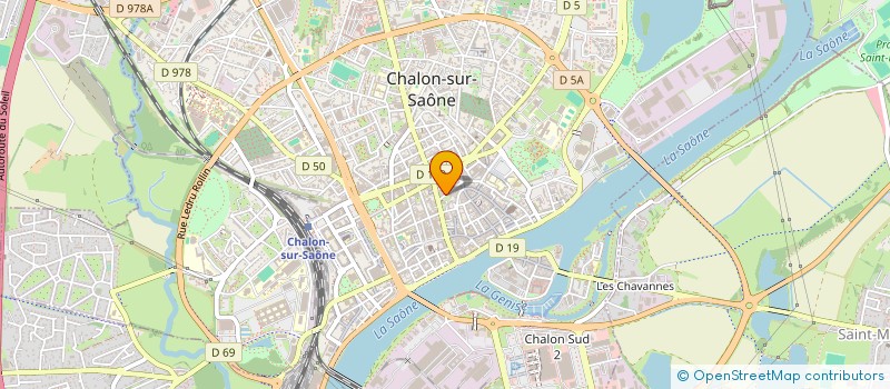 localisation de l'entreprise CENTRAL ELECTRO MENAGER à CHALON-SUR-SAONE