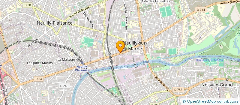 localisation de l'entreprise CENTRAL EST SANITAIRE CES à NEUILLY-SUR-MARNE