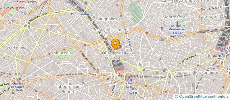 localisation de l'entreprise CENTRAL EUROPE  PARIS