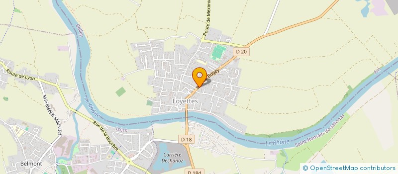 localisation de l'entreprise CENTRAL FOOD  LOYETTES