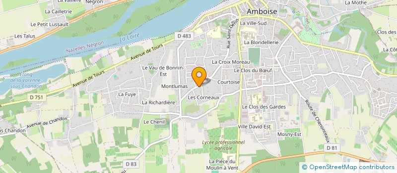 localisation de l'entreprise CENTRAL GARAGE FORCET à AMBOISE