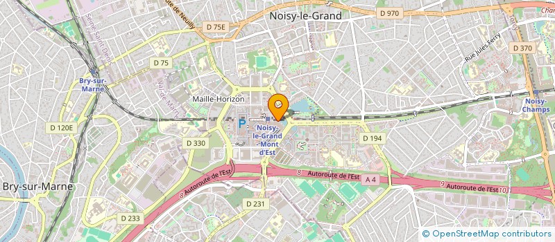 localisation de l'entreprise CENTRAL GYM à FONTENAY-SOUS-BOIS