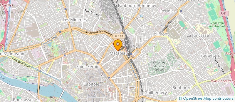 localisation de l'entreprise CENTRAL HOME à TOULOUSE