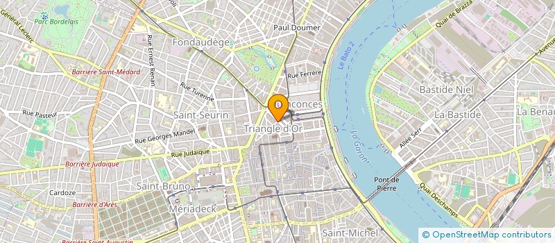 localisation de l'entreprise CENTRAL HOSTEL LA ROCHELLE  BORDEAUX