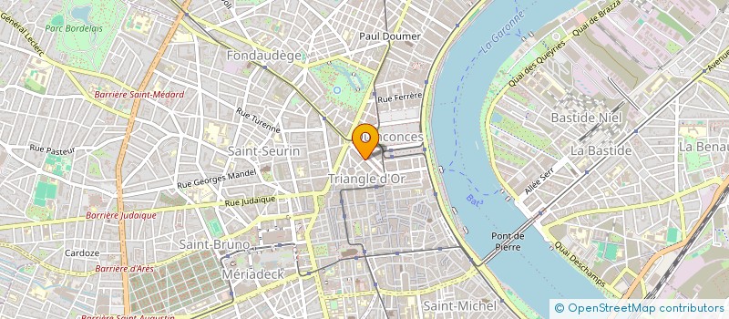 localisation de l'entreprise CENTRAL HOSTEL LILLE  BORDEAUX