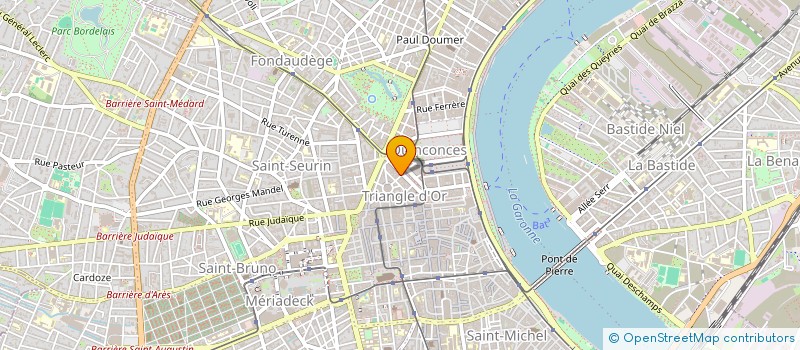 localisation de l'entreprise CENTRAL HOSTEL MANAGEMENT  BORDEAUX