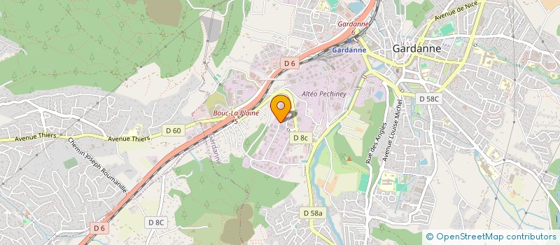 localisation de l'entreprise CENTRAL MEDICAL à GARDANNE