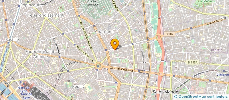 localisation de l'entreprise CENTRAL MODERNE DE TELEVISION ET SON à PARIS