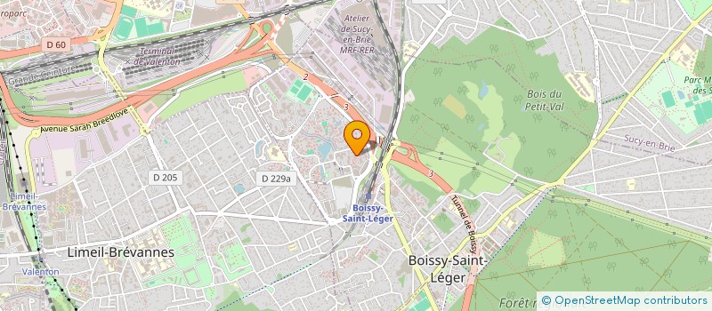 localisation de l'entreprise CENTRAL NET  BOISSY-SAINT-LEGER