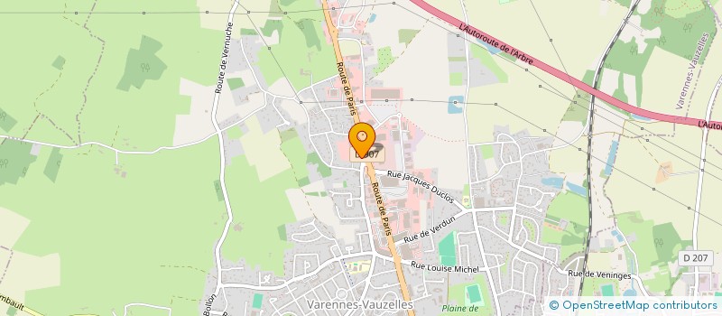 localisation de l'entreprise CENTRAL PARC AUTOMOBILE à VARENNES-VAUZELLES