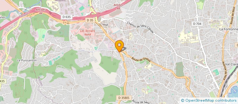 localisation de l'entreprise CENTRAL PARK  VILLENEUVE-LOUBET