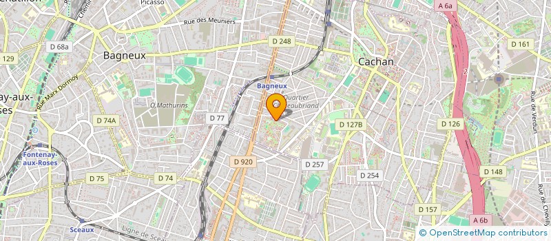 localisation de l'entreprise CENTRAL PARK  CACHAN