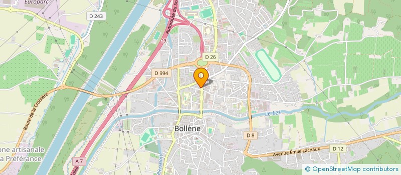 localisation de l'entreprise CENTRAL PARK 84 PS  BOLLENE