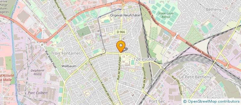 localisation de l'entreprise CENTRAL PARK  REIMS