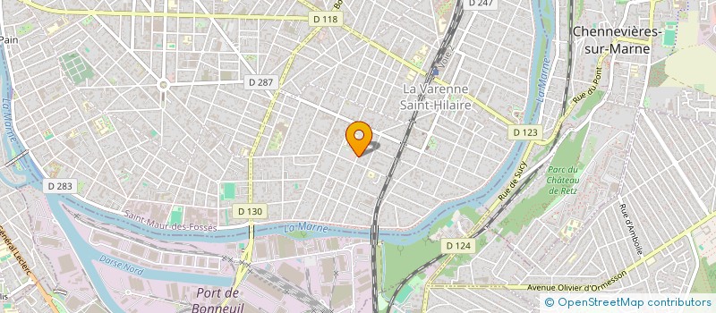 localisation de l'entreprise CENTRAL PARK  SAINT-MAUR-DES-FOSSES