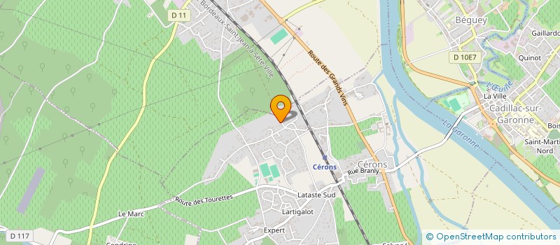 localisation de l'entreprise CENTRAL PERE  CERONS