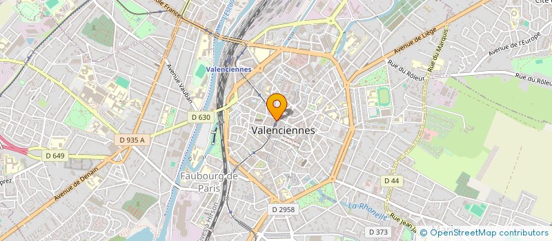 localisation de l'entreprise CENTRAL PHOTO DISTRIBUTION à VALENCIENNES
