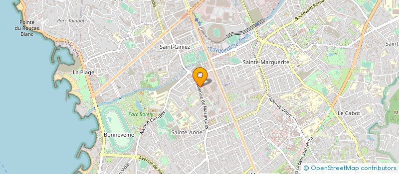 localisation de l'entreprise CENTRAL PNEUS S E à MARSEILLE