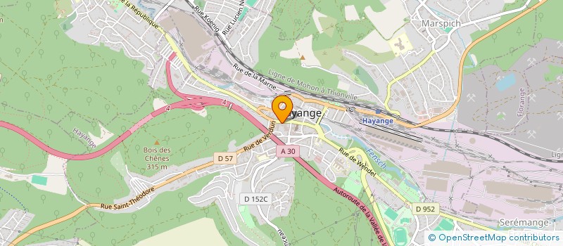 localisation de l'entreprise CENTRAL POISSONNERIE TRAITEUR  HAYANGE