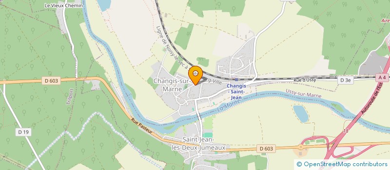 localisation de l'entreprise CENTRAL RADIO TAXIS MARNE LA VALLEE  SAINT-JEAN-LES-DEUX-JUMEAUX