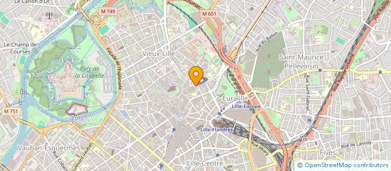 localisation de l'entreprise CENTRAL ROUBAIX à LILLE