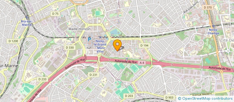 localisation de l'entreprise CENTRAL SECURITE PRIVEE  NOISY-LE-GRAND