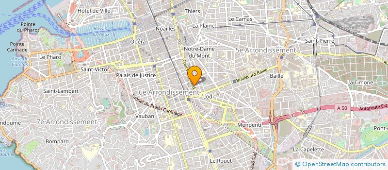 localisation de l'entreprise CENTRAL SPORTS à MARSEILLE
