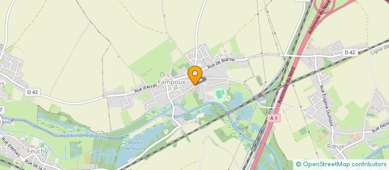 localisation de l'entreprise CENTRAL SQUARE  FAMPOUX