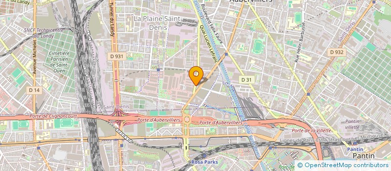 localisation de l'entreprise CENTRAL STOCK à AUBERVILLIERS