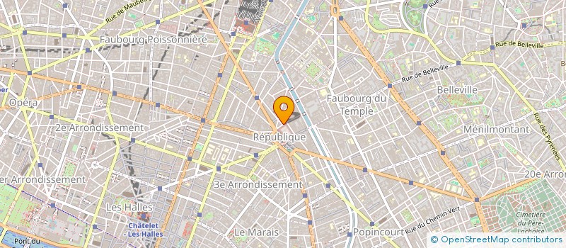 localisation de l'entreprise CENTRAL SV  PARIS