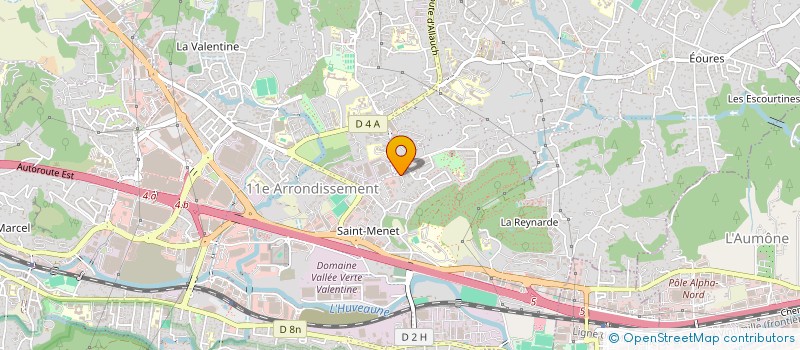 localisation de l'entreprise CENTRAL TAXI à MARSEILLE