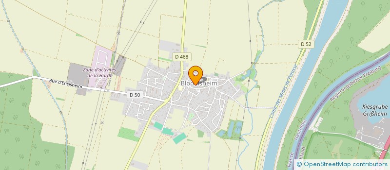 localisation de l'entreprise CENTRAL TAXIS  FESSENHEIM