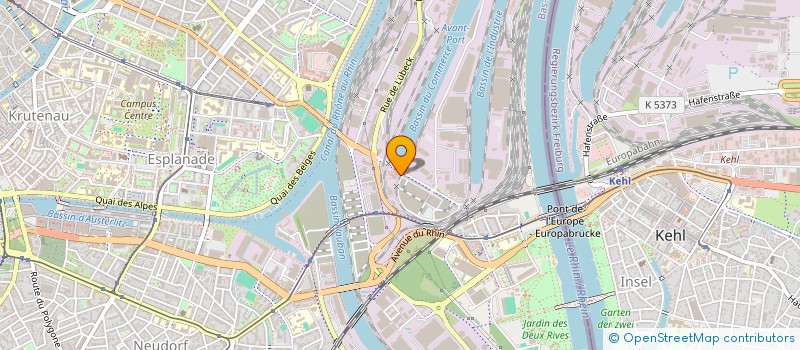 localisation de l'entreprise CENTRAL VAPEUR à STRASBOURG