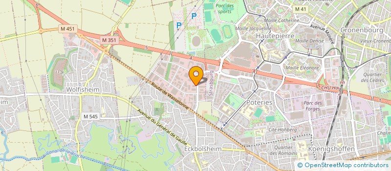 localisation de l'entreprise CENTRALE ACHAT DISTRIBUTION EUROPEENNE  ECKBOLSHEIM