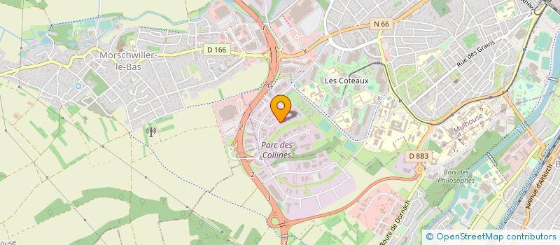 localisation de l'entreprise CENTRALE ACHAT NAGELEISEN à MULHOUSE