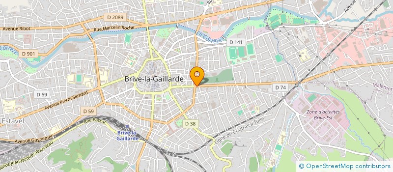 localisation de l'entreprise CENTRALE ACHAT NEGOCE EUROPEEN à BRIVE-LA-GAILLARDE