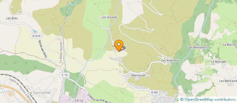 localisation de l'entreprise CENTRALE ACHATS FRANCO-AFRICAINE  CHORGES