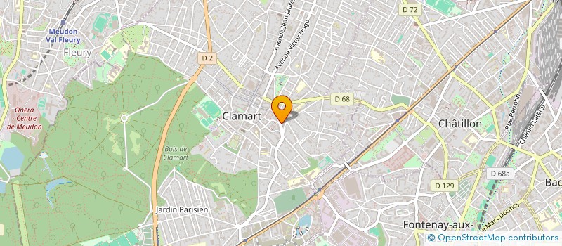 localisation de l'entreprise CENTRALE AFFAIRES  CLAMART