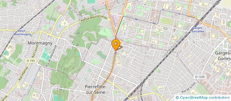 localisation de l'entreprise CENTRALE ALTERNANCE PROTECTION à PIERREFITTE-SUR-SEINE
