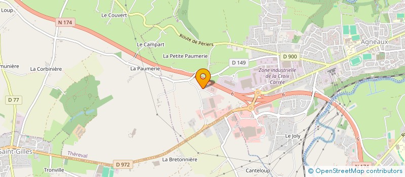 localisation de l'entreprise CENTRALE AND CO à AGNEAUX