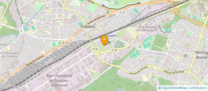 localisation de l'entreprise CENTRALE AUTO à TRAPPES