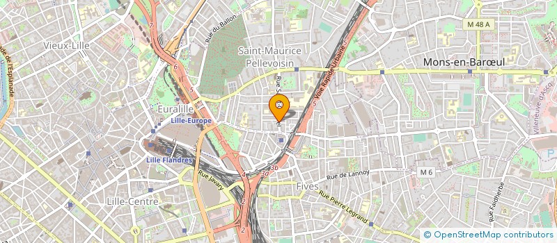 localisation de l'entreprise CENTRALE AUTO ECOLE à LILLE