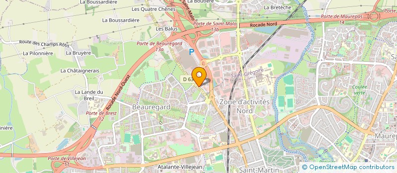 localisation de l'entreprise CENTRALE BIOGAZ DE QUIMPER à SAINT-GREGOIRE